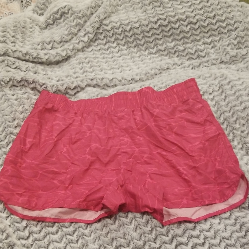 XL old navy active pink running shorts